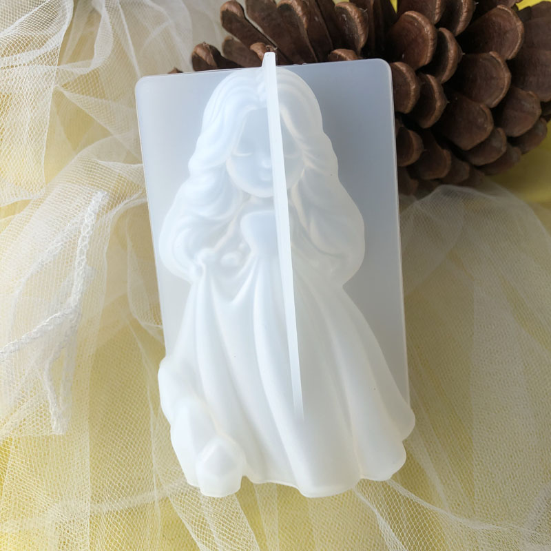 Soap Making Supplies - Molde de vela de silicona de
