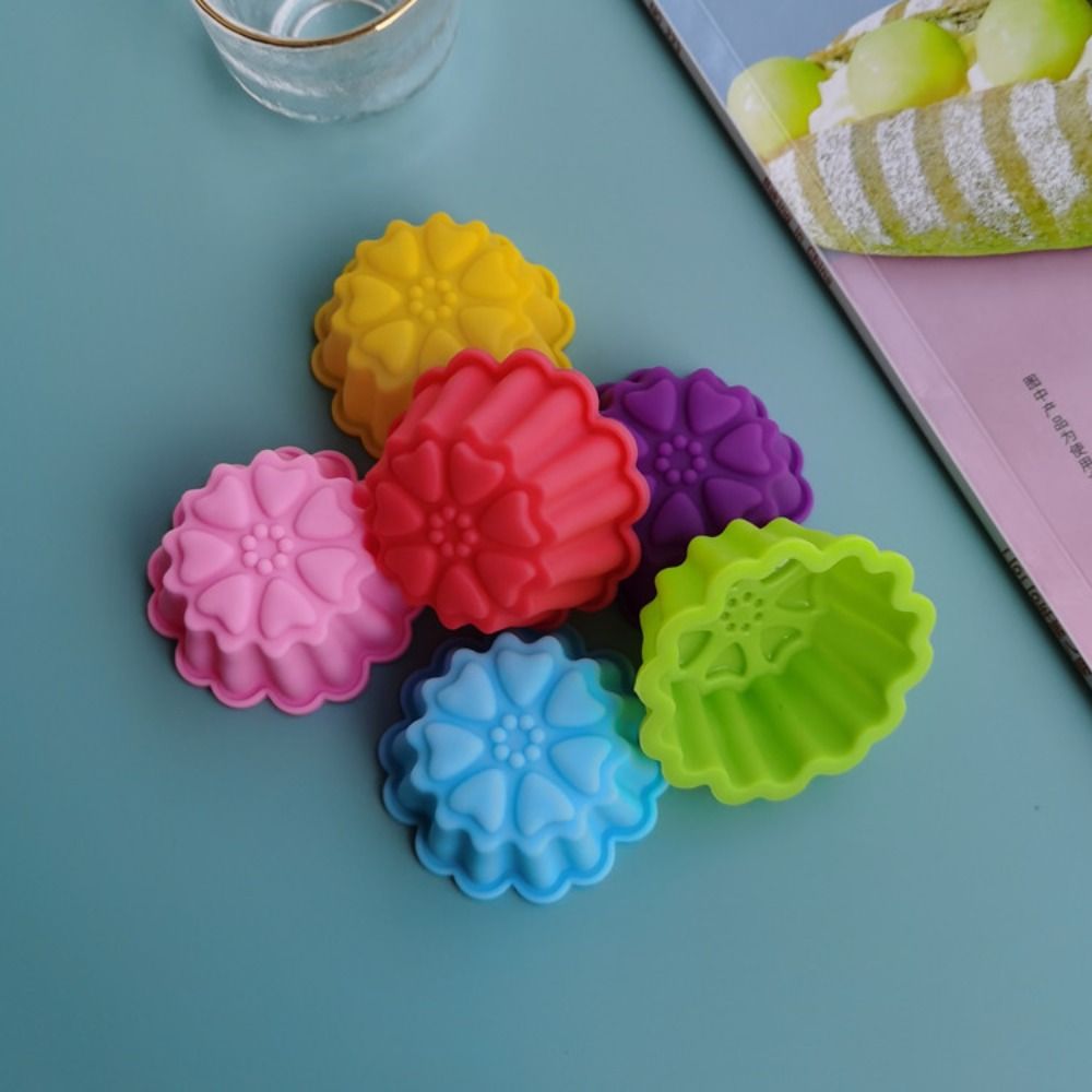 Natural Making Soap - Lindo 5 cm flor molde de