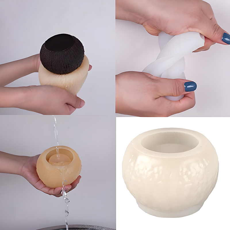 Natural Making Soap - Molde de silicona de coco de