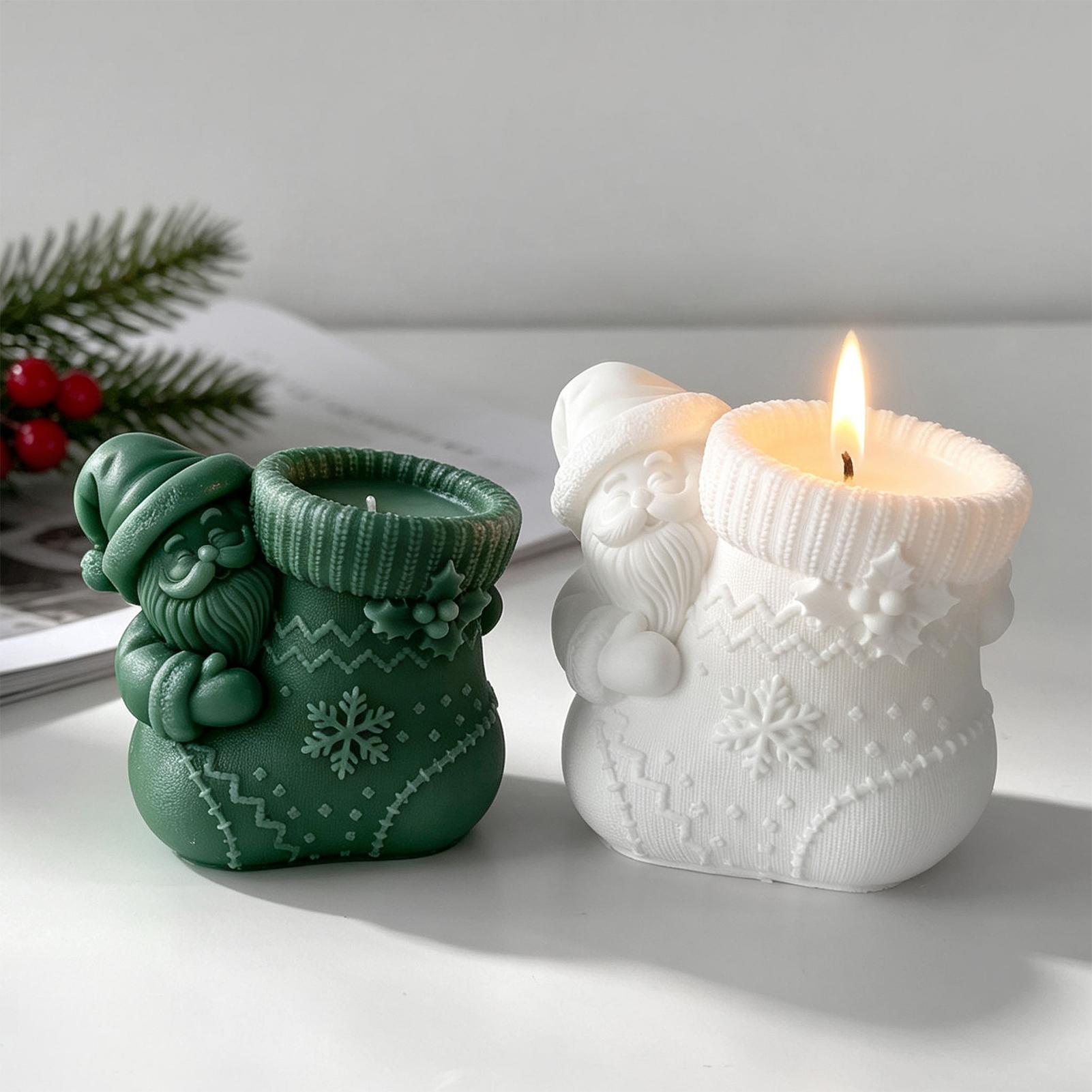 Soap Making Hobby - Moldes para Velas Navideñas, Fácil Desmolde,