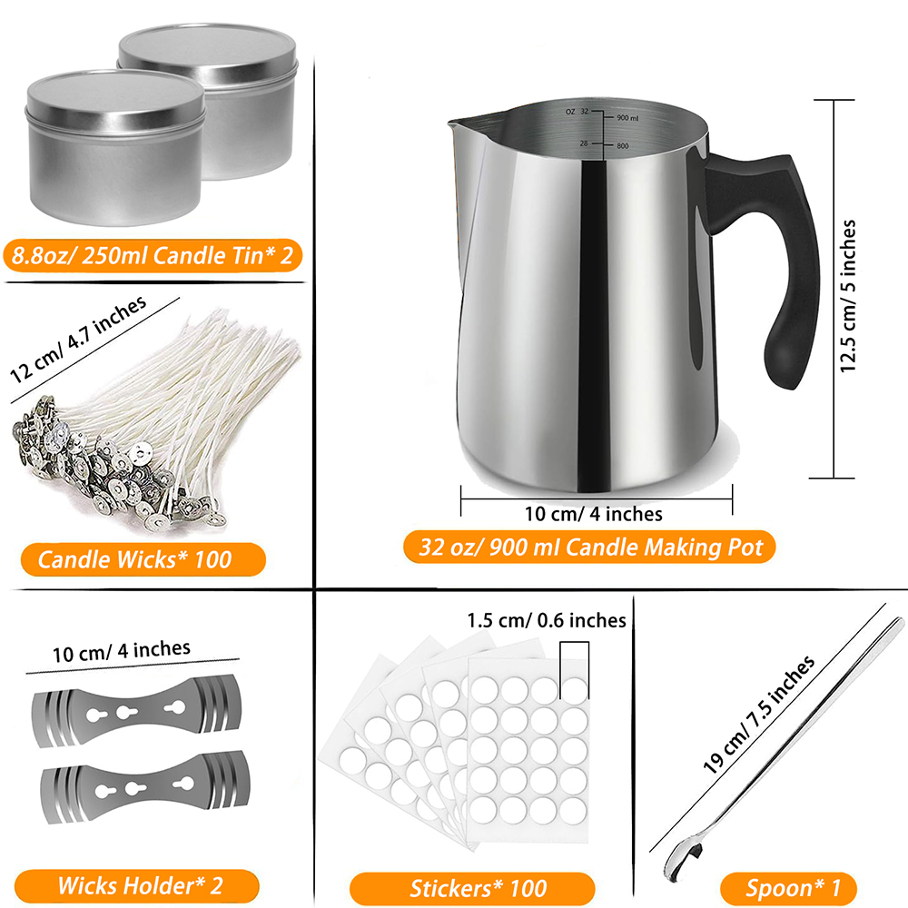 Kit de inicio para hacer velas - Soap Making Pot reseña y precio