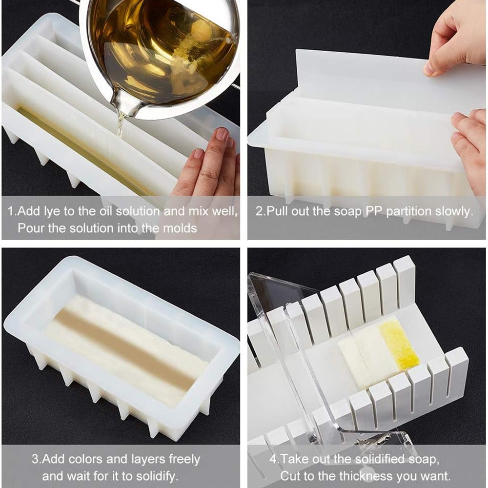 Molde de silicona para jabón d - Soap Making Lye reseña y precio