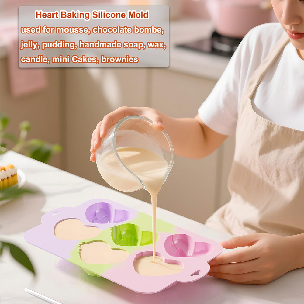 Moldes de silicona con forma d - Natural Making Soap reseña y precio