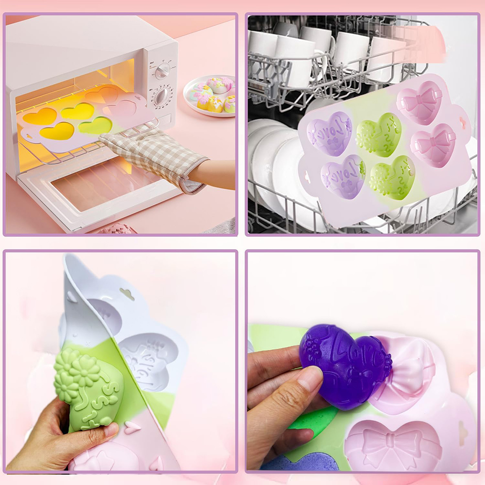 Moldes de silicona con forma d - Natural Making Soap reseña y precio