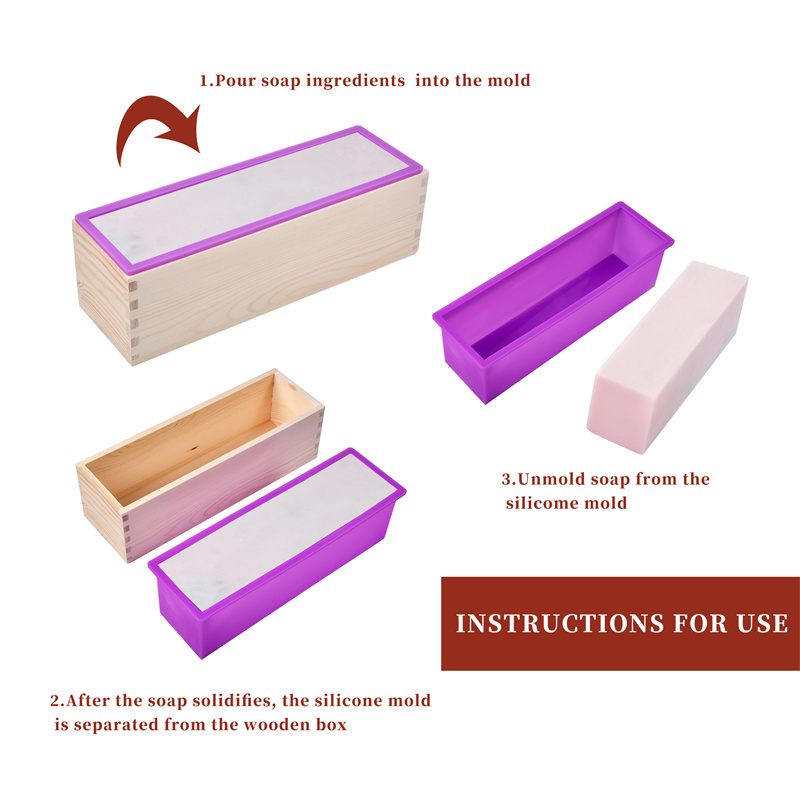 Molde rectangular de silicona  - Soap Making Books reseña y precio