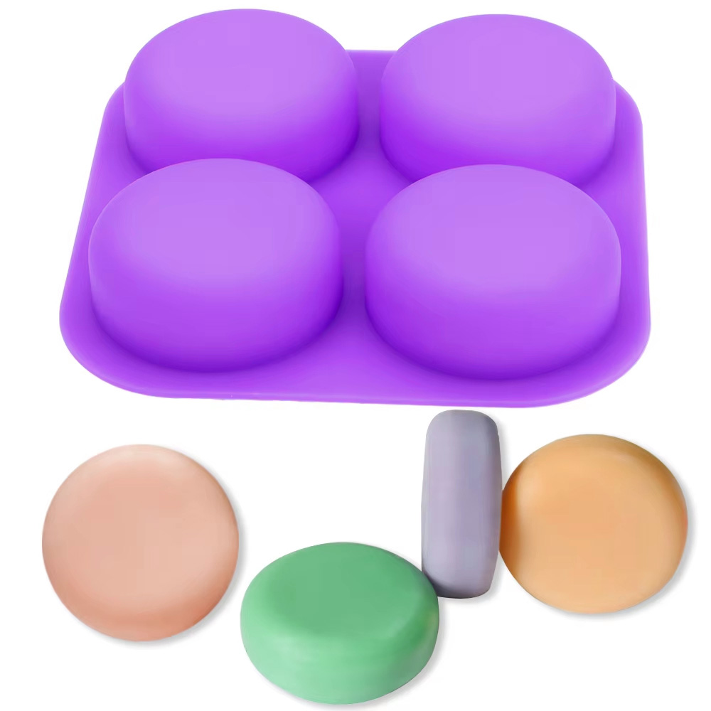 1-2 Moldes de Silicona Redondo - Soap Making Lye reseña y precio