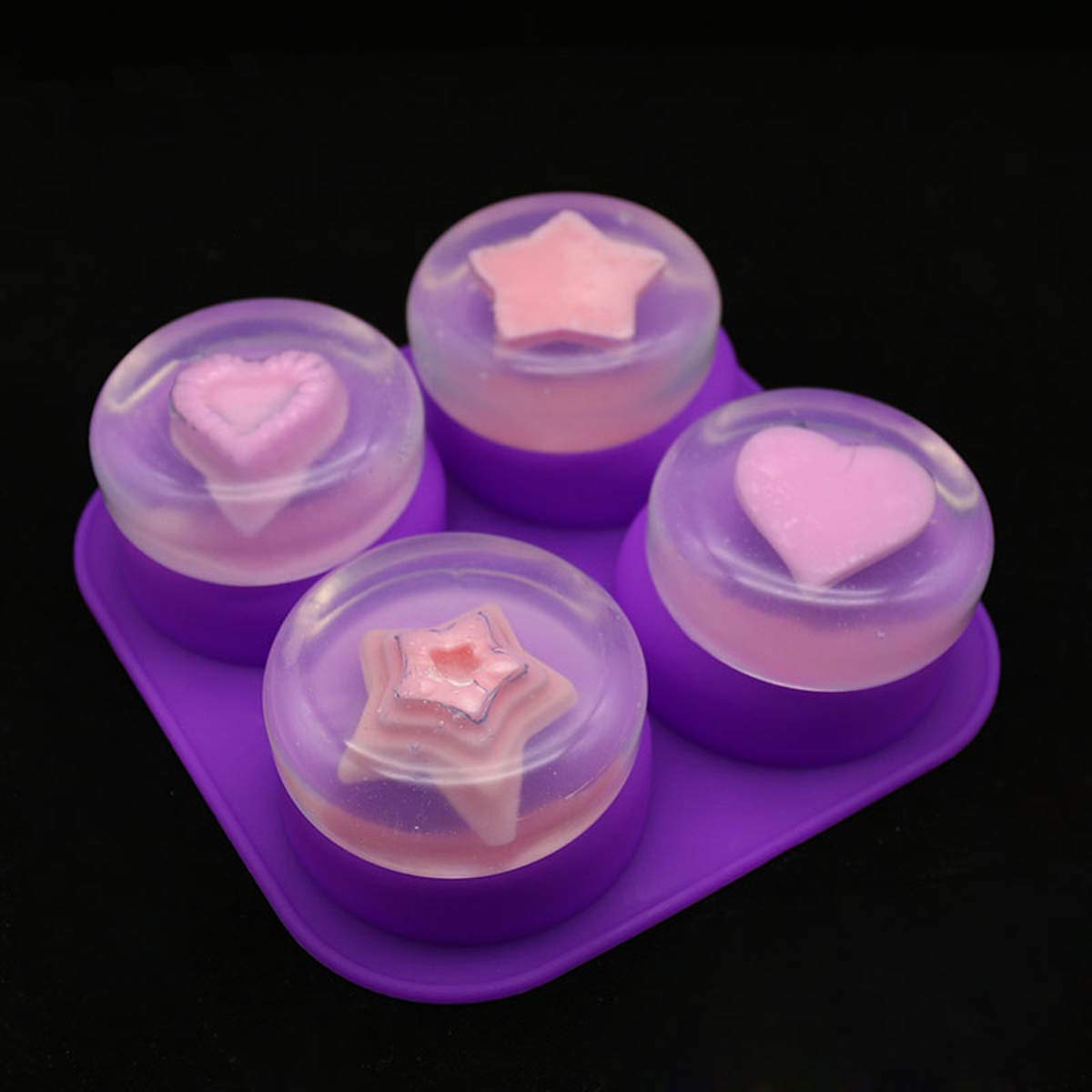 1-2 Moldes de Silicona Redondo - Soap Making Lye reseña y precio
