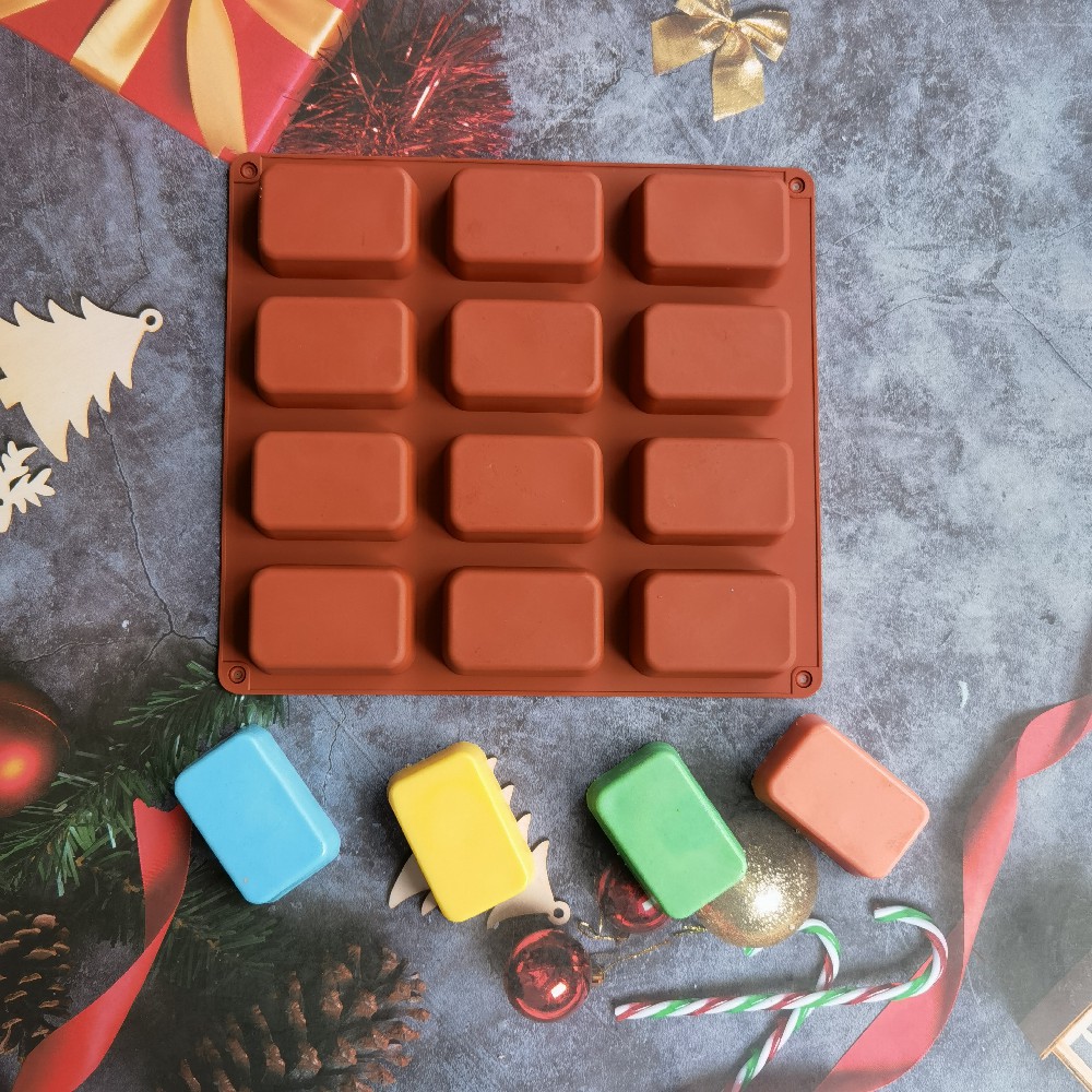 Molde cuadrado de silicona par - Soap Making Lye reseña y precio