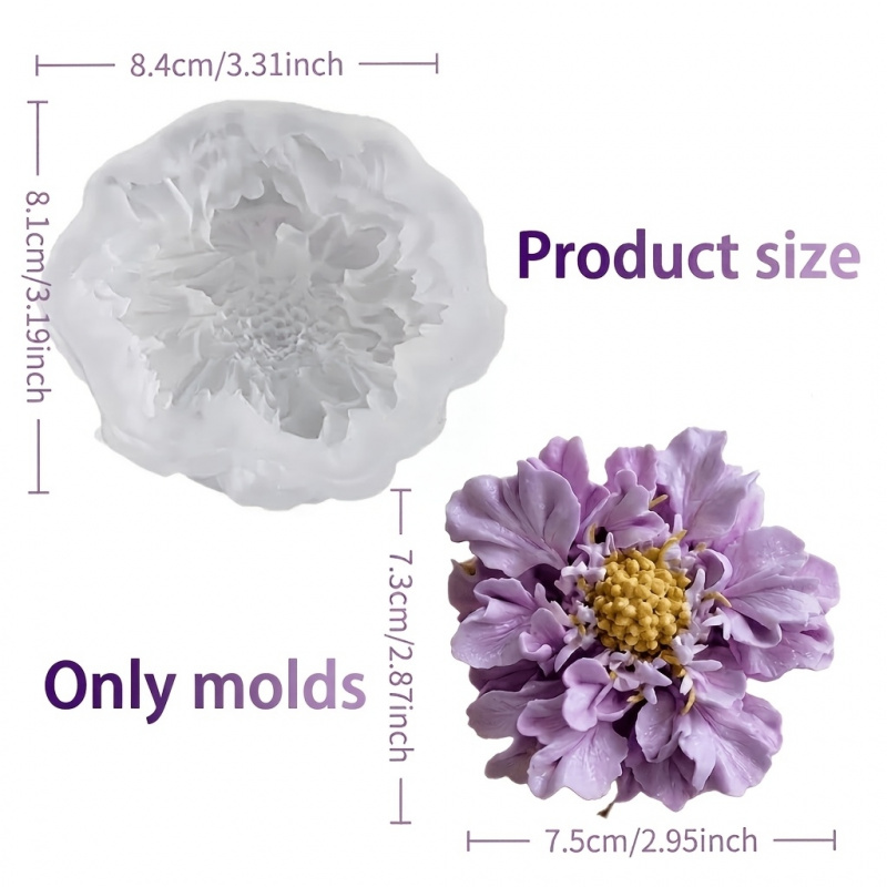 1 molde de silicona para flore - Natural Making Soap reseña y precio